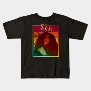 SZA | Retro poster | Potrait Kids T-Shirt